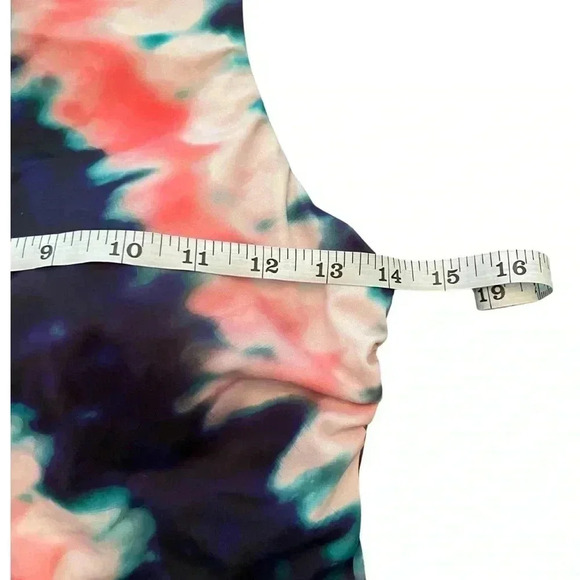 Athleta Tie Dye High Neck Tankini Swim Top Size 34 B/C NWT - Picture 4 of 8
